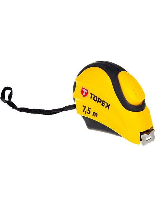 Рулетка TOPEX 27C387 7,5м*25мм 495x660 Рулетка TOPEX 27C387 7,5м*25мм 495x660 в Материке