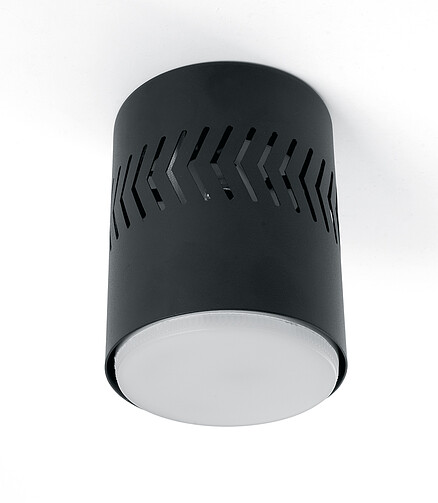 Светильник потолочный HL352 12W/230V/GX53 черн. 438x503 в Материке
