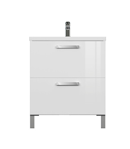 Тумба MELAR 70 напольная без ножек белая 438x503 в Материке - Вариант 2