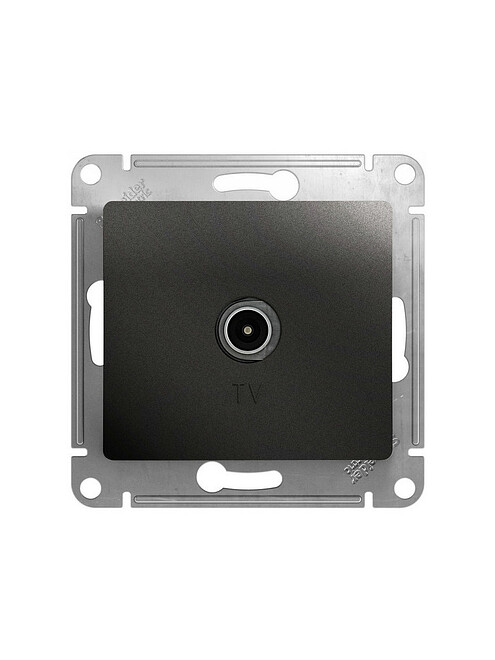 Розетка ТВ SE GLOSSA GSL000791K антрацит 495x660 Розетка ТВ SE GLOSSA GSL000791K антрацит 495x660 в Материке