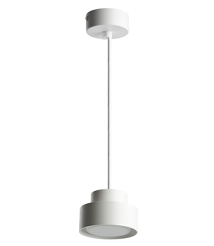 Светильник потолочный Feron HL3678 на подвесе 12W/GX53 бел. 438x503 в Материке