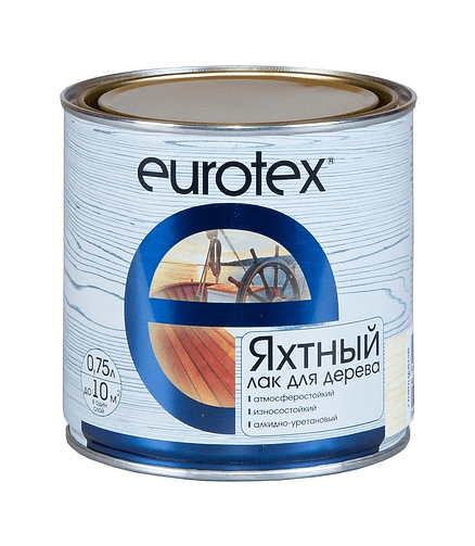 Лак Eurotex яхтный полуматовый, 0,75л 438x503 в Материке
