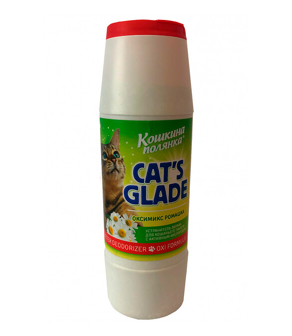 Ликвидатор запаха для кош. туалетов "Cat"s Glade Oxymix" аромат ромашки (0,5л) 586x674 Ликвидатор запаха для кош. туалетов "Cat"s Glade Oxymix" аромат ромашки (0,5л) 586x674 в Материке