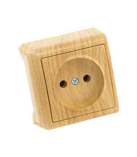 Розетка Viko VERA 90682007 1мест. дуб 438x503 в Материке