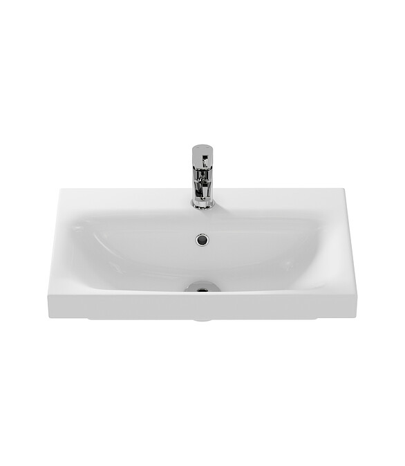 Раковина встраиваемая MODUO SLIM 60см с отверстием 586x674 в Материке