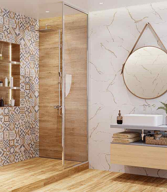 Плитка Beryoza Ceramica MARMARIS 25х50см 1,375м2 цвет геометрия 586x674 Плитка Beryoza Ceramica MARMARIS 25х50см 1,375м2 цвет геометрия 586x674 в Материке