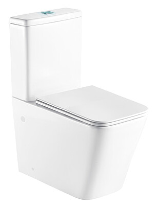 Унитаз-компакт GELBACH 001 БЕЛ.ГЛ. безобод.антибак.покр. GEBERIT 3/6 SLIM Dur. 238x286 в Материке