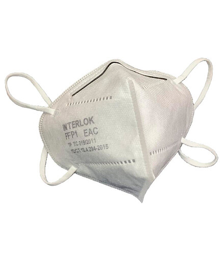 Полумаска INTERLOK FFP1 438x503 в Материке