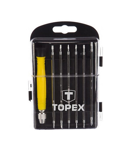 Набор отверток прециз. TOPEX 39D551 7пр. 438x503 в Материке