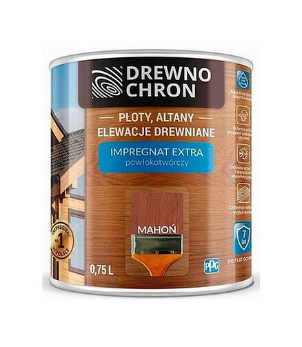 Пропитка DREWNOCHRON IMPREGNAT EXTRA махагон, 0,75л 438x503 в Материке