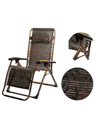 Кресло-шезлонг складн. HY1002 Техtilеnе (до 130кг) 238x286 в Материке