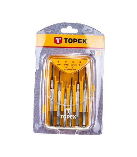 Набор отверток прециз. TOPEX 39D559 6пр. 438x503 в Материке