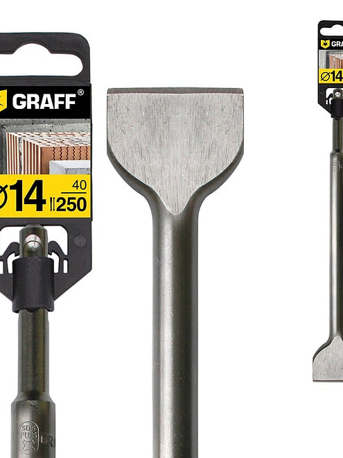 Зубило SDS+ плоское широкое GRAFF 14х250х40мм 495x660 Зубило SDS+ плоское широкое GRAFF 14х250х40мм 495x660 в Материке