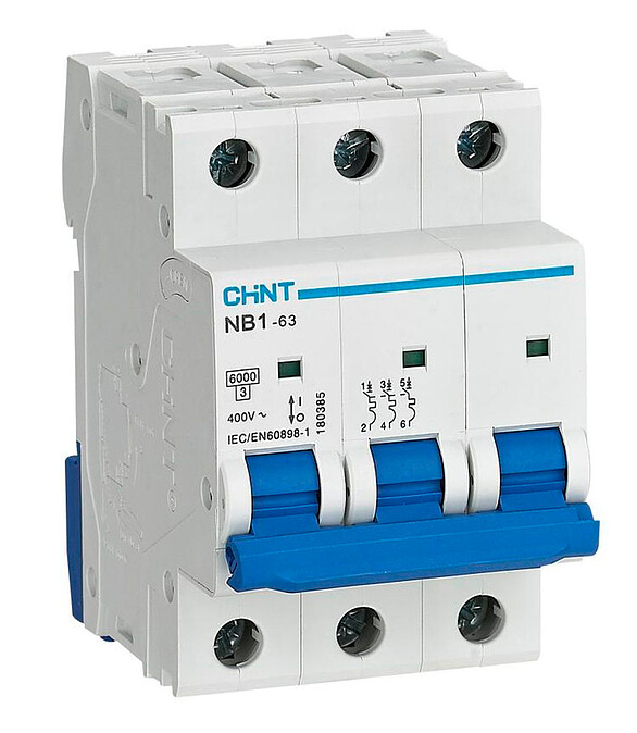 Выключатель автоматический CHINT NB1-63 3P 32А 586x674 Выключатель автоматический CHINT NB1-63 3P 32А 586x674 в Материке