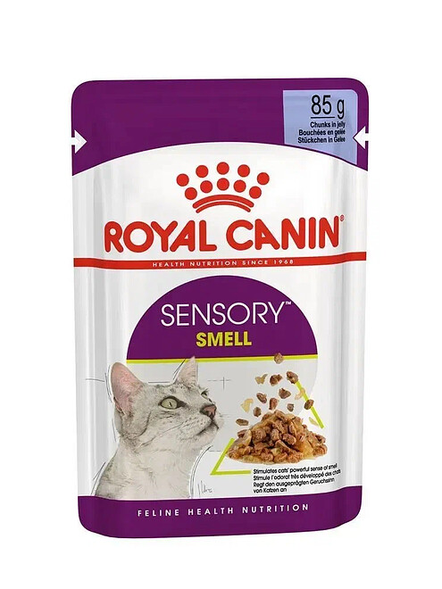 Корм для кошек Royal Canin Sensory Smell кусочки в желе (85г) 495x660 Корм для кошек Royal Canin Sensory Smell кусочки в желе (85г) 495x660 в Материке