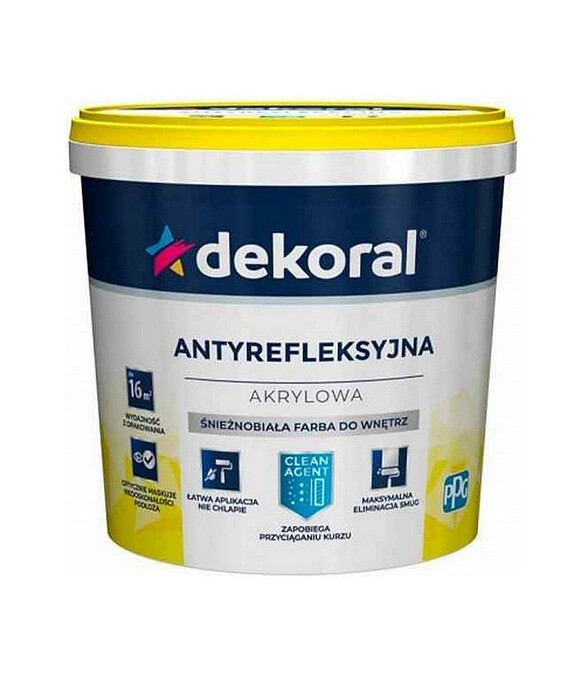 Краска Dekoral POLINAK антибликовая, 3л 586x674 Краска Dekoral POLINAK антибликовая, 3л 586x674 в Материке