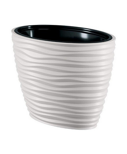 Кашпо SAHARA Dunes Ellipse с вкладышем (59x40x40см) пластик белый 3115-011 495x660 Кашпо SAHARA Dunes Ellipse с вкладышем (59x40x40см) пластик белый 3115-011 495x660 в Материке