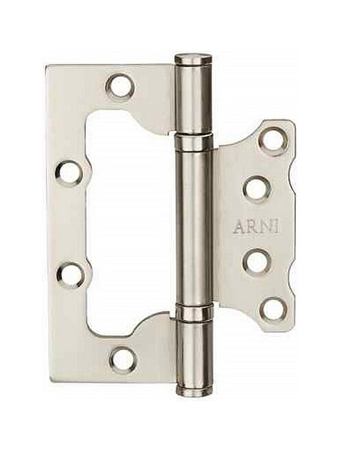 Петля дверная накладная универсальная ARNI 100*75 SN, мат.хром (уп=2шт) 495x660 Петля дверная накладная универсальная ARNI 100*75 SN, мат.хром (уп=2шт) 495x660 в Материке