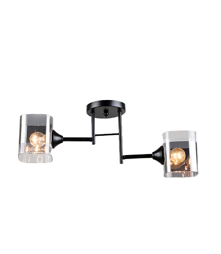Cветильник потолочный SX-N-2215/2 BK 438x503 в Материке
