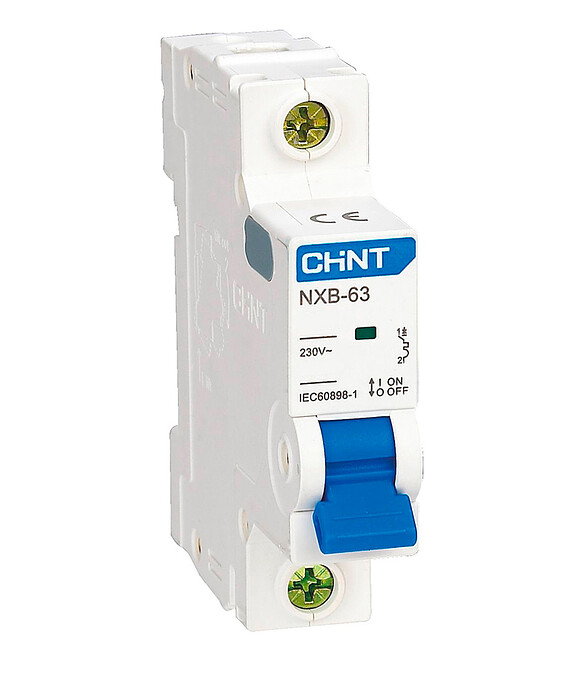 Выключатель автоматический CHINT NXB-63S 1P 20А 586x674 Выключатель автоматический CHINT NXB-63S 1P 20А 586x674 в Материке