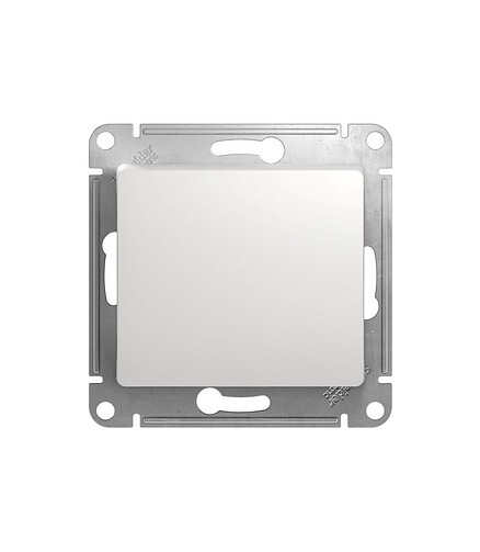 Выключатель SE GLOSSA GSL000111 1кл. белый 438x503 в Материке
