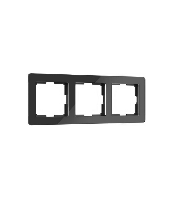 Рамка WERKEL Acrylic 3мест. черный 586x674 Рамка WERKEL Acrylic 3мест. черный 586x674 в Материке