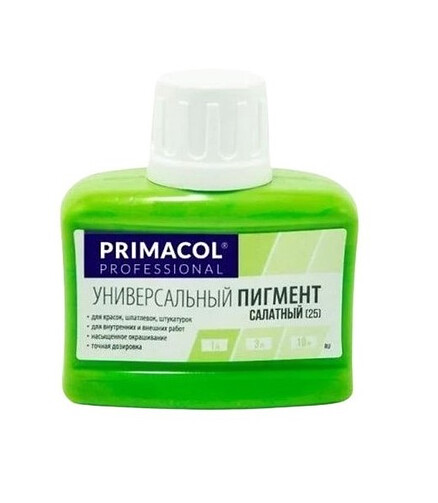 Краситель Primacol 25 Салатный, 80мл 438x503 в Материке
