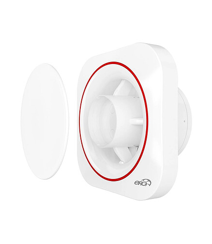 Вентилятор ERA Disc 5C ET d125 c обр.клапаном, таймер 438x503 в Материке - Вариант 4