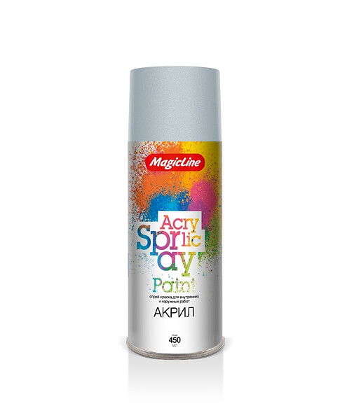 Краска аэроз. MagicLine акрил. RAL7038 серая, 265г 495x660 Краска аэроз. MagicLine акрил. RAL7038 серая, 265г 495x660 в Материке
