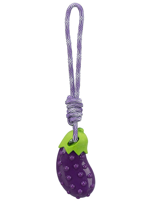 Игрушка для собак TRIXIE "Баклажан на верёвке" с пищалкой, каучук (13*34 см) 495x660 Игрушка для собак TRIXIE "Баклажан на верёвке" с пищалкой, каучук (13*34 см) 495x660 в Материке