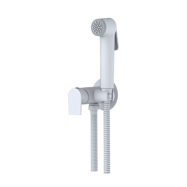 Смеситель BIDET EVO GA042602MW (для биде) встраиваемый, матовый белый 620x620 в Материке