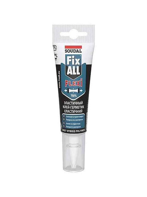 Клей-герметик SOUDAL Fix All Flexi белый, 125мл 495x660 Клей-герметик SOUDAL Fix All Flexi белый, 125мл 495x660 в Материке