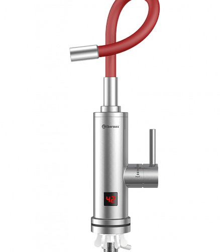 Электроводонагреватель RUBY 3000, 3.0кВт проточный с функц.смесителя, гиб.излив 438x503 в Материке - Вариант 3