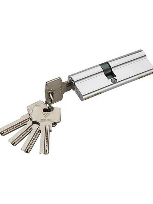 Механизм цилиндр. LOCKIT AL 90 (40/50) NI, никель (ключ\ключ) 495x660 Механизм цилиндр. LOCKIT AL 90 (40/50) NI, никель (ключ\ключ) 495x660 в Материке