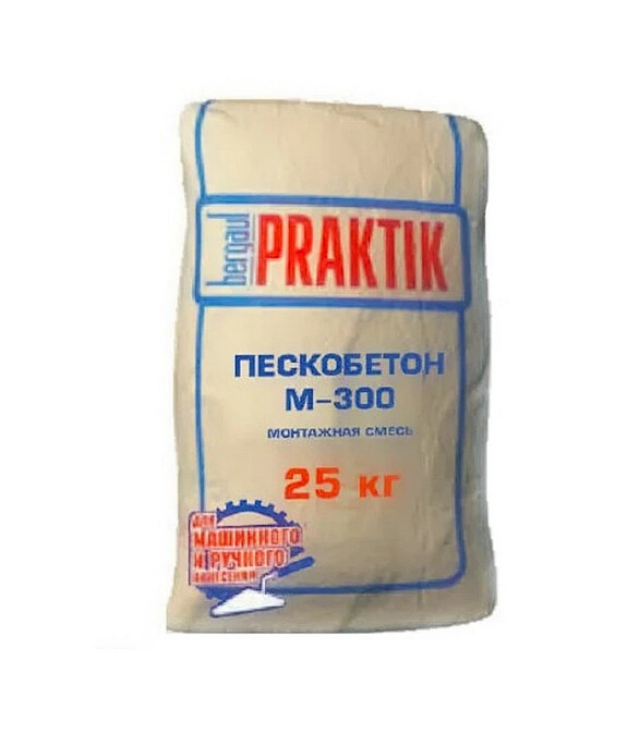 Пескобетон Bergauf Praktik М-300, 25кг 586x674 Пескобетон Bergauf Praktik М-300, 25кг 586x674 в Материке