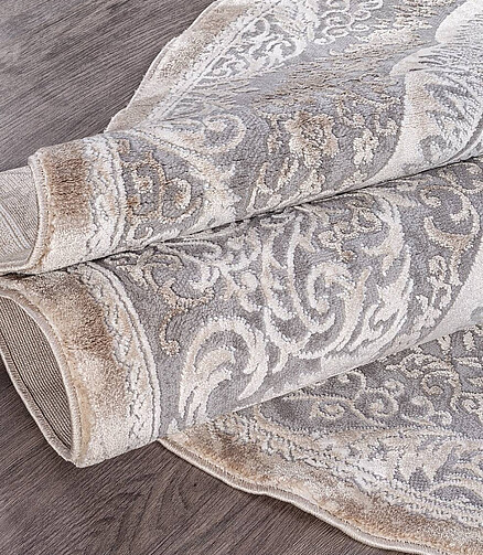 Ковер ARMINA 03880C Grey/Brown 160*230, овал 438x503 в Материке - Вариант 2