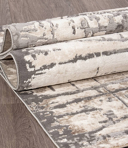 Ковер ARMINA 03802A Grey/Brown 240*340 438x503 в Материке - Вариант 2