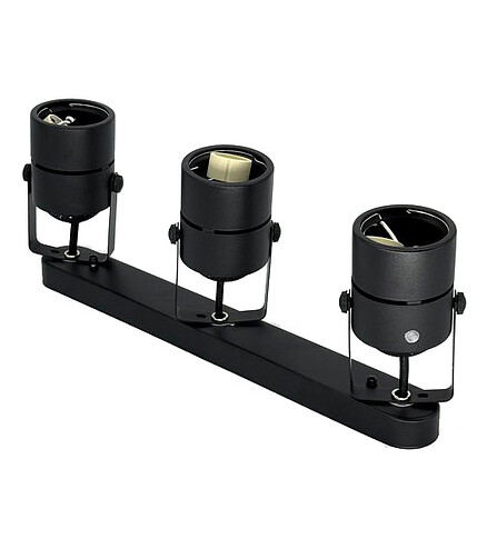 Светильник накладной TRUENERGY FOCUS 21356 поворотный круг черн. GU10 438x503 в Материке - Вариант 2