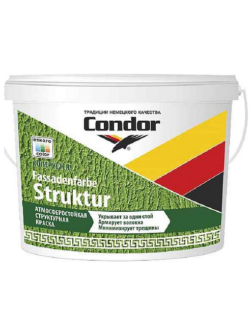 Краска Condor Fassadenfarbe-Struktur 0.2-0.5, 7,5кг 495x660 Краска Condor Fassadenfarbe-Struktur 0.2-0.5, 7,5кг 495x660 в Материке