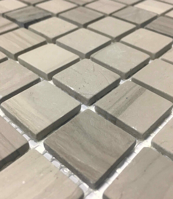 Мозаика каменная MosaicStory MONTE 30х30см цвет серый 586x674 в Материке