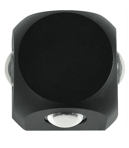 Светильник настенный Imex IL.0014.0016-4 BK 2W/4000K/IP54 черн. 438x503 в Материке