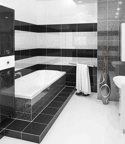 Декор Beryoza Ceramica ДЕНЬ-НОЧЬ 25х50см цвет пиксел белый 438x503 в Материке