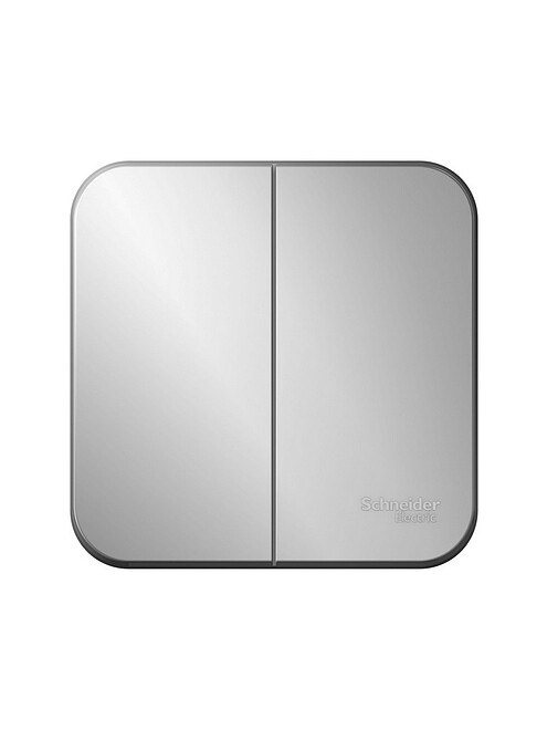 Выключатель ОУ SE BLANCA BLNVA105013 2кл. алюмин. 495x660 Выключатель ОУ SE BLANCA BLNVA105013 2кл. алюмин. 495x660 в Материке