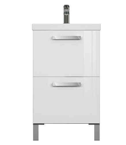 Тумба MELAR 50 напольная без ножек белая 438x503 в Материке - Вариант 3