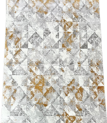 Ковер VELVET 0064A Grey/Yellow 80*150 438x503 в Материке