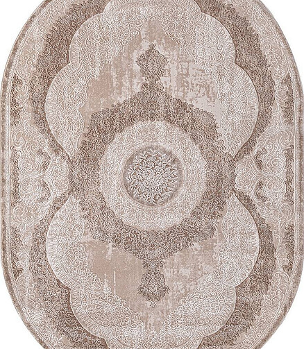 Ковер ARMINA 03880B Brown/Brown 160*230, овал 438x503 в Материке
