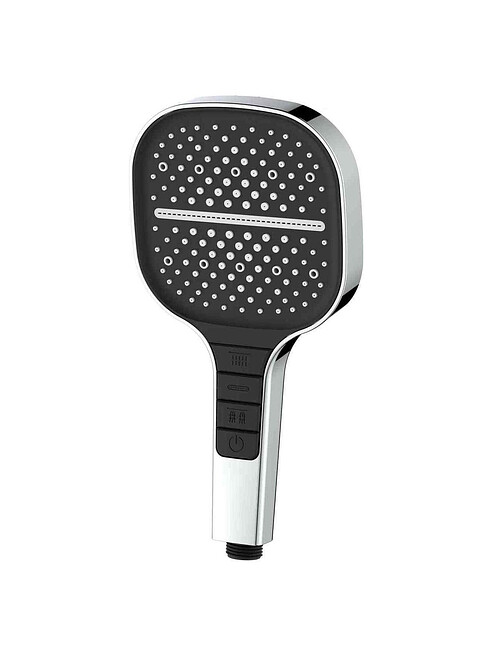 Лейка для душа ESKO SPL1403SQ (хром) d130мм 3 функции, форсунки S-Clean Device 495x660 Лейка для душа ESKO SPL1403SQ (хром) d130мм 3 функции, форсунки S-Clean Device 495x660 в Материке