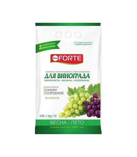 Удобрение BONA FORTE для Винограда (2кг) 438x503 в Материке