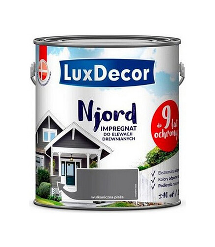 Краска LuxDecor Njord антисептик д/древесины Вулканический пляж, 0,75л 438x503 в Материке