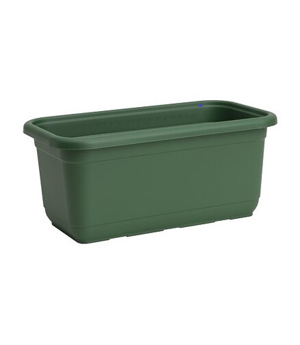 Ящик балконный VENUS Mat Eco Recycled (50x16x13см) пластик зеленый 5170-079 438x503 в Материке